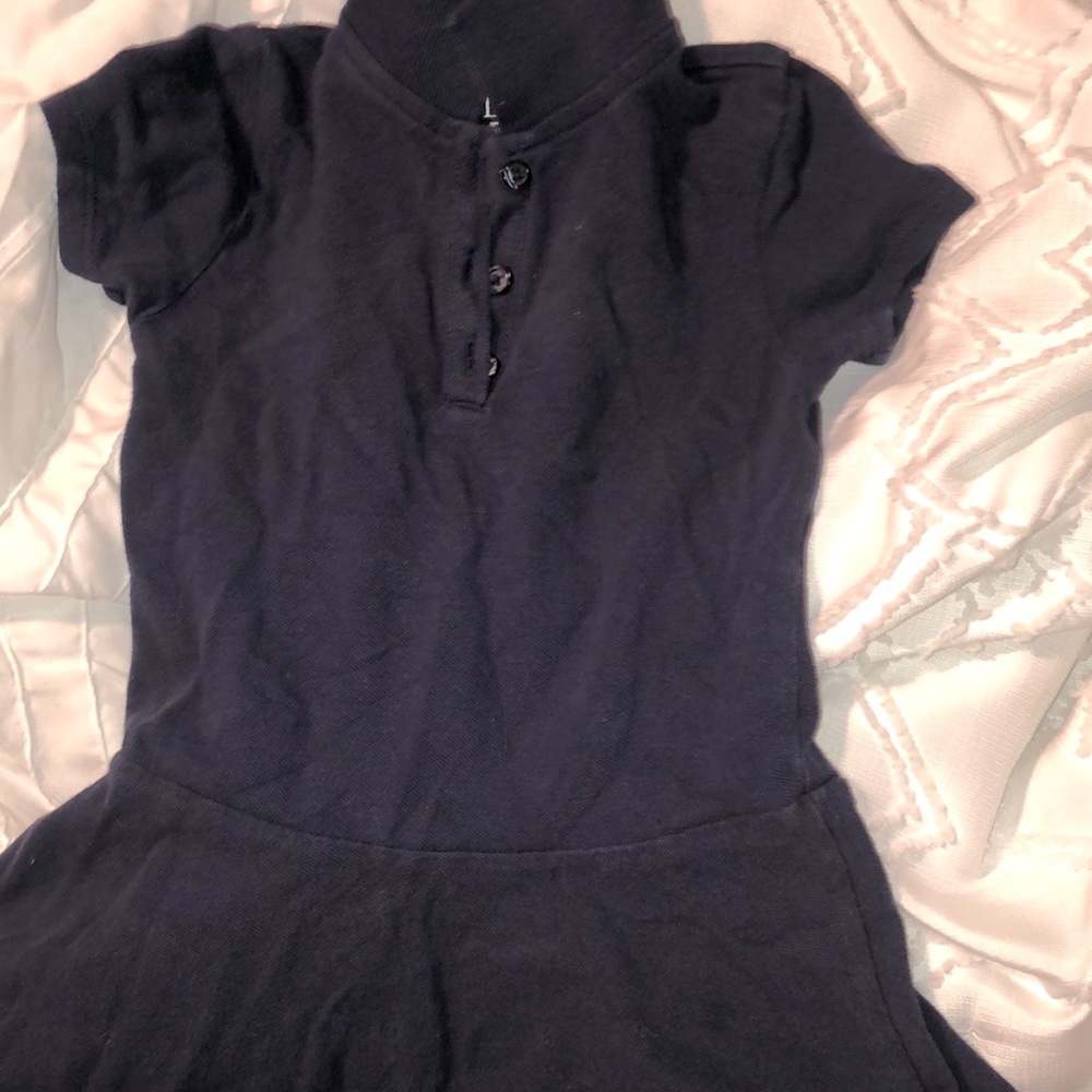 Little girls school uniform dress